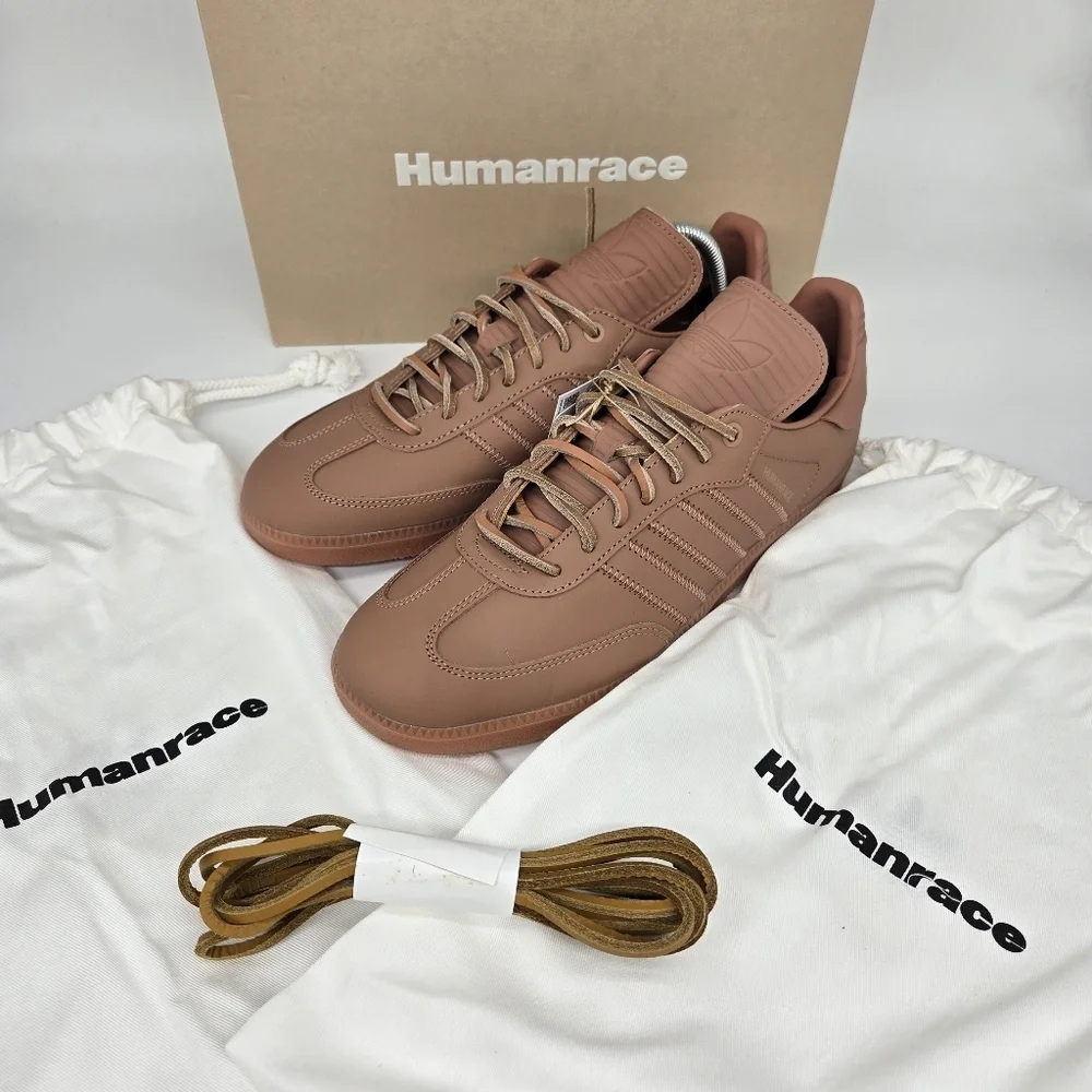 New adidas Pharrell x Samba Human Race 'Terracotta' Men's Shoes Size 10 - Picture 8 of 9
